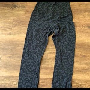 Black camo lululemon pants